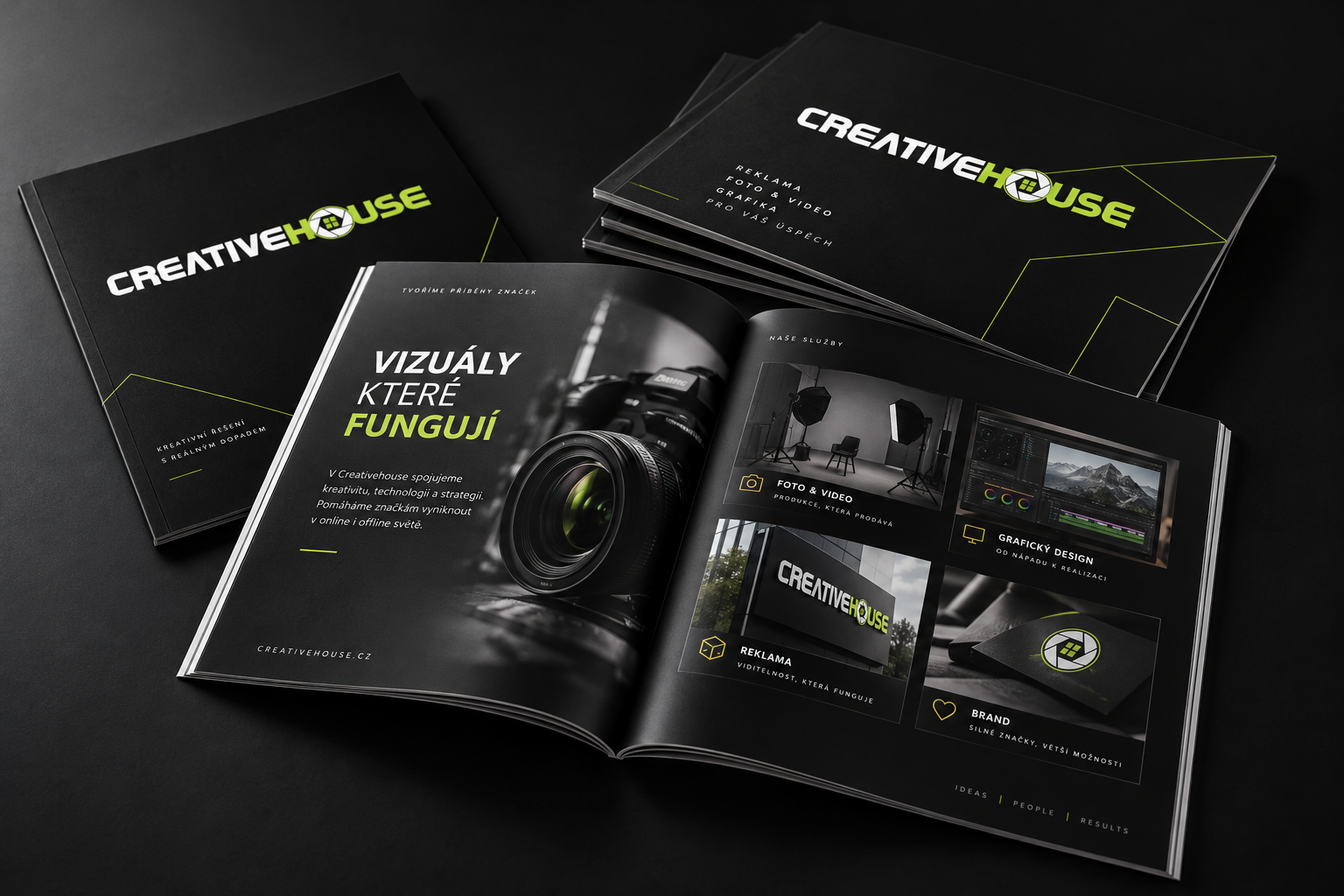 Tenké tištěné katalogy Creativehouse