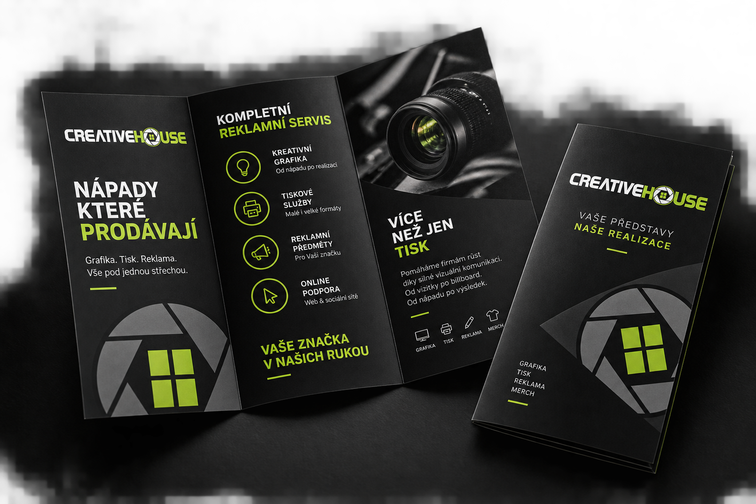 Skládaný leták Creativehouse